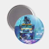 VRACHTWAGEN GROTE RIG TRUCKERS Cadeaus Magneet (Voorkant / Achterkant)