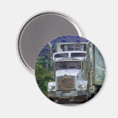 VRACHTWAGEN GROTE RIG TRUCKERS Cadeaus Magneet (Voorkant / Achterkant)