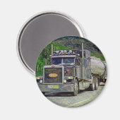VRACHTWAGEN GROTE RIG TRUCKERS Cadeaus Magneet (Voorkant / Achterkant)
