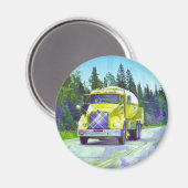 VRACHTWAGEN GROTE RIG TRUCKERS Cadeaus Magneet (Voorkant / Achterkant)