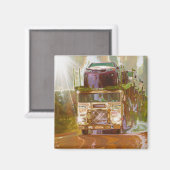 VRACHTWAGEN GROTE RIG TRUCKERS Cadeaus Magneet (Voorkant / Achterkant)