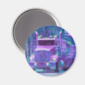 VRACHTWAGEN GROTE RIG TRUCKERS Cadeaus Magneet (Voorkant / Achterkant)