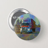 VRACHTWAGEN GROTE RIG TRUCKERS Cadeaus Ronde Button 5,7 Cm (Voorkant /achterkant)