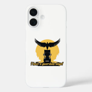 Vrachtwagen Guardian Angel Protection Faith Road J iPhone 16 Hoesje