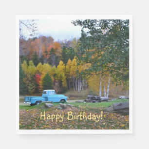 vrachtwagen Happy Birthday Servet