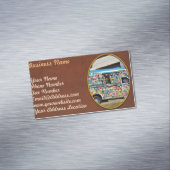 Vrachtwagen - Ice Cream - Ice Cream hoofdpijn Magnetisch Visitekaartje (Voorbeeld)