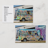 Vrachtwagen - IJs - IJs hoofdpijn Visitekaartje (Voorkant / Achterkant)