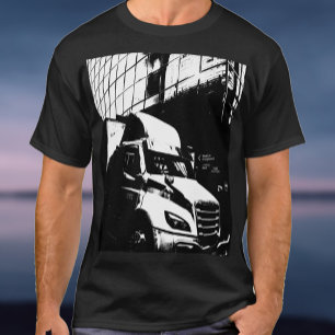 Vrachtwagen in Montreal Canada. Vrachtwagenchauffe T-shirt