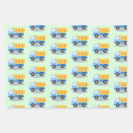 Vrachtwagen Inpakpapier Vel (Voorkant 2)