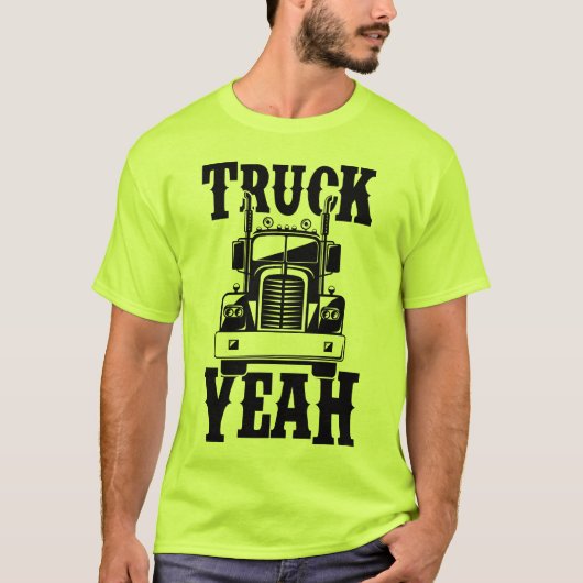 Vrachtwagen Ja Mannen T-Shirt (Voorkant)