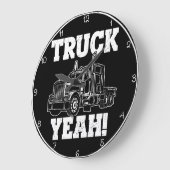 Vrachtwagen ja! Zwart & Wit Grote Klok (Hoek)