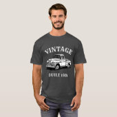  vrachtwagen | Jaar van de verjaardag T-shirt (Voorkant volledig)