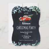  Vrachtwagen Jingle Mingle Kerstfeest Kaart (Achterkant)