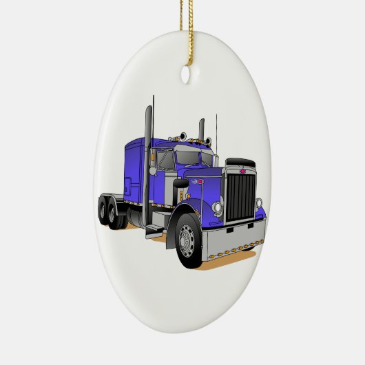 Vrachtwagen Keramisch Ornament (Rechts)