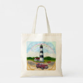 Vrachtwagen keuze vuurtoren canvas tas (Achterkant)