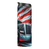 Vrachtwagen komt uit Amerikaanse vlag Thermosbeker (Geroteerd rechts)
