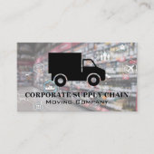 Vrachtwagen | Logistiek netwerk Visitekaartje (Voorkant)