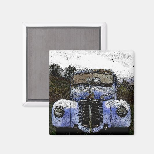 vrachtwagen magneet (Voorkant / Achterkant)