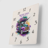 vrachtwagen Mardi Gras Vierkante Klok (Hoek)