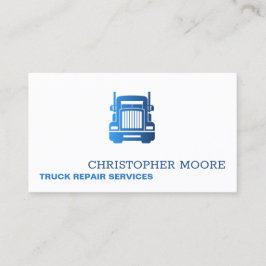 Vrachtwagen Mechanic Eenvoudig Visitekaartje