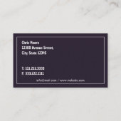 Vrachtwagen mechanische reparatie visitekaartje (Achterkant)