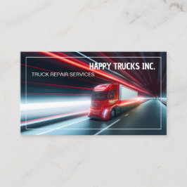 Vrachtwagen mechanische reparatie visitekaartje
