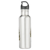 Vrachtwagen met boom en dieren en bomen bergen waterfles  (Achterkant)