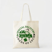 Vrachtwagen met klavers St. Patricks Day Tote Bag (Voorkant)