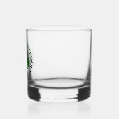 Vrachtwagen met klavers St. Patricks Day Whisky Glas (Links)