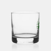 Vrachtwagen met klavers St. Patricks Day Whisky Glas (Rechts)