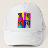 vrachtwagen met pop trucker pet (Voorkant)