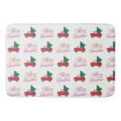 vrachtwagen met prettige kerst badmat (Voorkant)