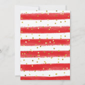 Vrachtwagen met rood kerstfeest kaart (Achterkant)