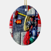 Vrachtwagen met slangen en x keramisch ornament (Rechts)