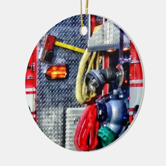 Vrachtwagen met slangen en x keramisch ornament (Links)