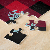  Vrachtwagen met Speelgoed Kerstmis Voeg Naam Vier Legpuzzel (Zijkant)