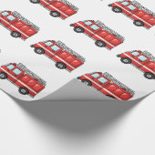 Vrachtwagen/motor voor Cartoon Cadeaupapier (Hoek)