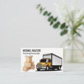Vrachtwagen | Movers | Boxen Visitekaartje (Staand voorkant)