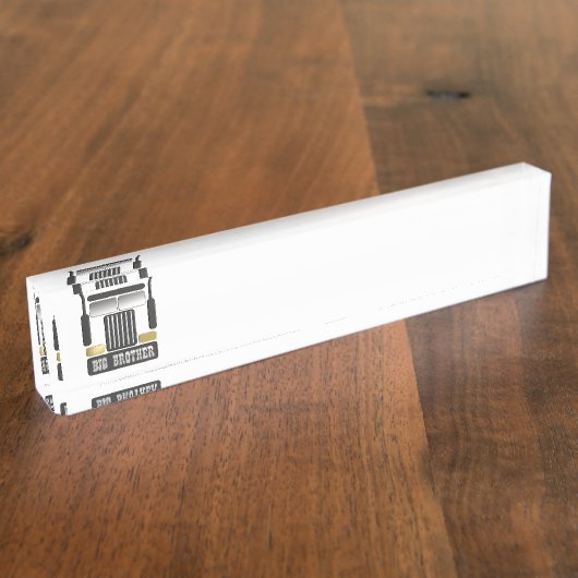 Vrachtwagen Naambordje (Zijkant)