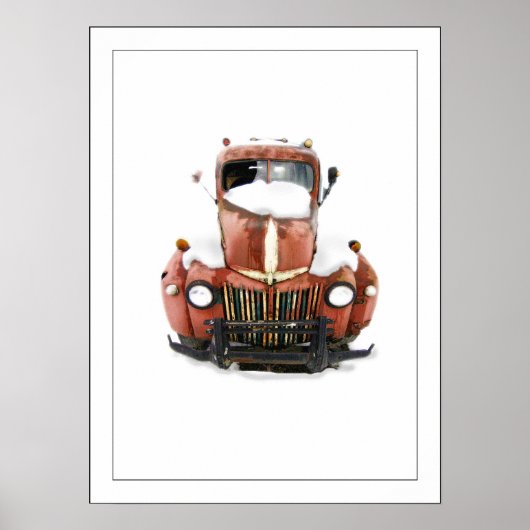 Vrachtwagen nr. 1 poster (Voorkant)