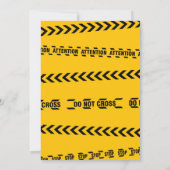 Vrachtwagen onder bouwleiding Baby Birthday Kaart (Achterkant)