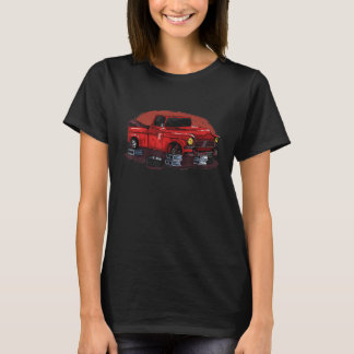 Vrachtwagen op sintelblokken Redneck monteur Motor T-shirt