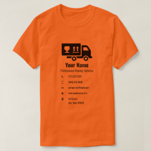  vrachtwagen oranje t-shirt