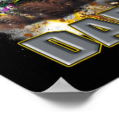 Vrachtwagen Papa Vaders Dag Monster Truck Zijn Mij Poster (Hoek)