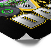 Vrachtwagen Papa Vaders Dag Monster Truck Zijn Mij Poster (Hoek)