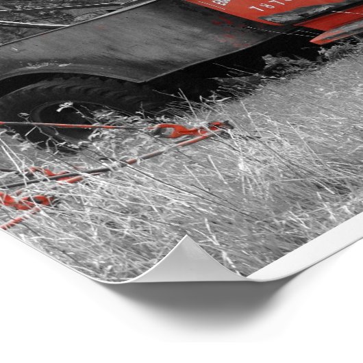  vrachtwagen poster (Hoek)