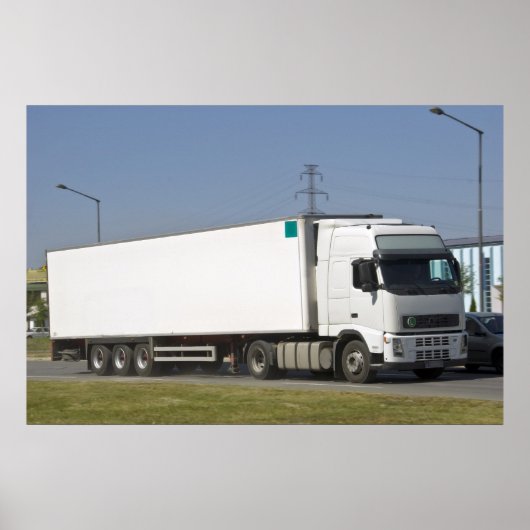 vrachtwagen poster (Voorkant)