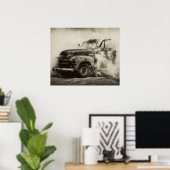  vrachtwagen poster (Thuiskantoor)