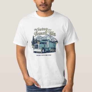 Vrachtwagen reis t-shirt
