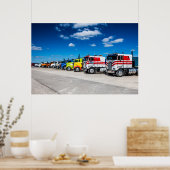 Vrachtwagen Show III — Poster (Keuken)